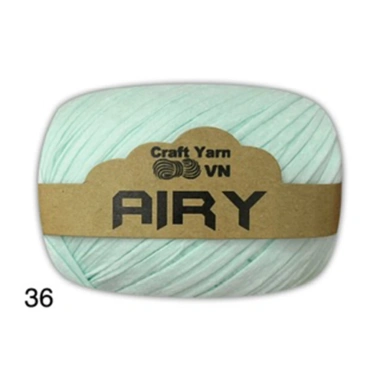 Sợi cọ giấy Airy Craft Yarn siêu nhẹ 45g - Móc túi mũ nhanh, giá 39.600 VND 40 Sợi cọ giấy Airy Craft Yarn siêu nhẹ 45g - Móc túi mũ nhanh, giá 39.600 VND 40
