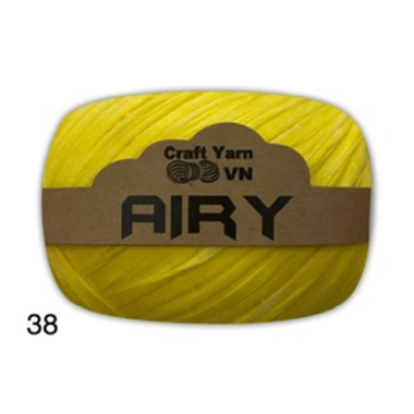 Sợi cọ giấy Airy Craft Yarn siêu nhẹ 45g - Móc túi mũ nhanh, giá 39.600 VND 42 Sợi cọ giấy Airy Craft Yarn siêu nhẹ 45g - Móc túi mũ nhanh, giá 39.600 VND 42