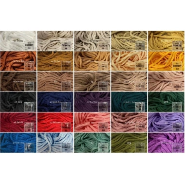 Sợi dệt 3mm Cordy Maxi Craft Yarn 330g - Móc túi xách, mũ thời trang, giảm giá 76.000₫ 8 Sợi dệt 3mm Cordy Maxi Craft Yarn 330g - Móc túi xách, mũ thời trang, giảm giá 76.000₫ 8