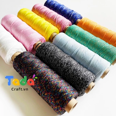 Sợi dệt kim 2mm Craft Yarn VN lõi giấy cuộn 125g - Giá ưu đãi 43.200 VNĐ