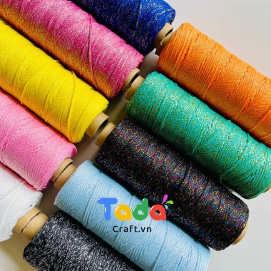 Sợi dệt kim 2mm Craft Yarn VN lõi giấy cuộn 125g - Giá ưu đãi 43.200 VNĐ 4