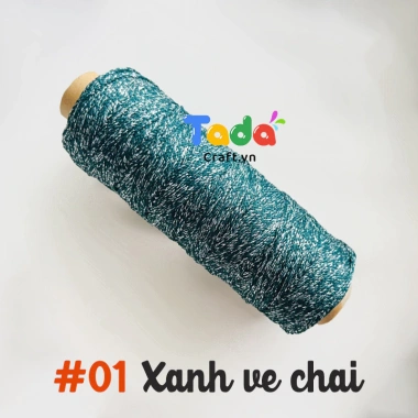 Sợi dệt kim 2mm Craft Yarn VN lõi giấy cuộn 125g - Giá ưu đãi 43.200 VNĐ 8