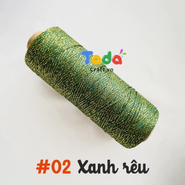Sợi dệt kim 2mm Craft Yarn VN lõi giấy cuộn 125g - Giá ưu đãi 43.200 VNĐ 9