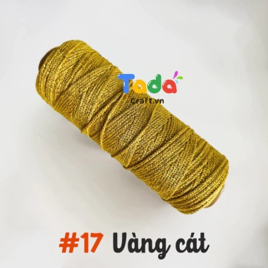 Sợi dệt kim 2mm Craft Yarn VN lõi giấy cuộn 125g - Giá ưu đãi 43.200 VNĐ 24
