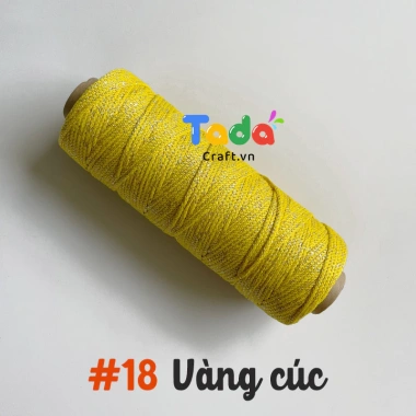 Sợi dệt kim 2mm Craft Yarn VN lõi giấy cuộn 125g - Giá ưu đãi 43.200 VNĐ 25