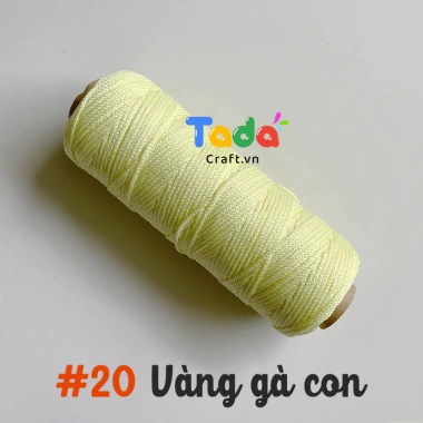 Sợi dệt kim 2mm Craft Yarn VN lõi giấy cuộn 125g - Giá ưu đãi 43.200 VNĐ 27