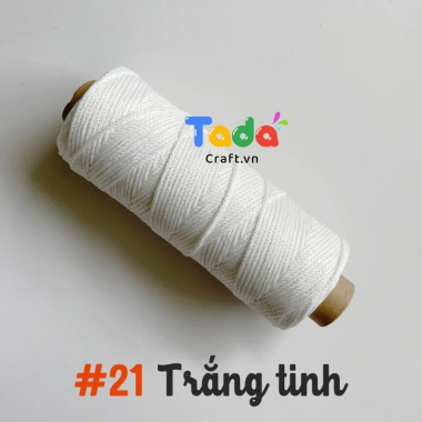 Sợi dệt kim 2mm Craft Yarn VN lõi giấy cuộn 125g - Giá ưu đãi 43.200 VNĐ 28