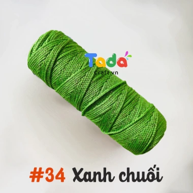 Sợi dệt kim 2mm Craft Yarn VN lõi giấy cuộn 125g - Giá ưu đãi 43.200 VNĐ 41