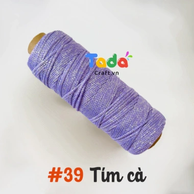 Sợi dệt kim 2mm Craft Yarn VN lõi giấy cuộn 125g - Giá ưu đãi 43.200 VNĐ 46