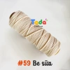 Sợi dệt kim 2mm Craft Yarn VN lõi giấy cuộn 125g - Giá ưu đãi 43.200 VNĐ 65