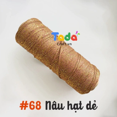Sợi dệt kim 2mm Craft Yarn VN lõi giấy cuộn 125g - Giá ưu đãi 43.200 VNĐ 74