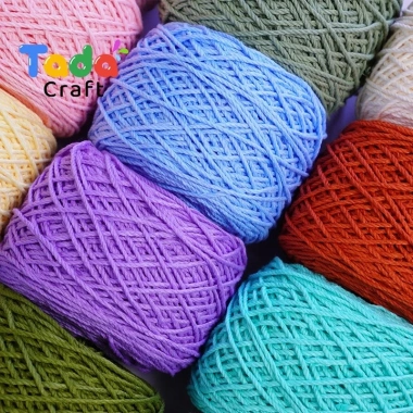 Sợi Macramé Cotton 2mm - Móc Túi và Mũ, Cuộn 200gr, Giá Ưu Đãi 48.400₫ 2