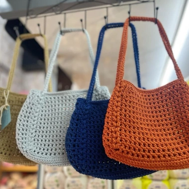 Sợi Macramé Cotton 2mm - Móc Túi và Mũ, Cuộn 200gr, Giá Ưu Đãi 48.400₫ 7