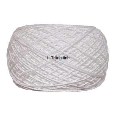 Sợi Macramé Cotton 2mm - Móc Túi và Mũ, Cuộn 200gr, Giá Ưu Đãi 48.400₫ 10