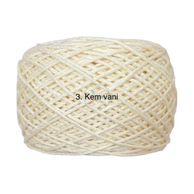 Sợi Macramé Cotton 2mm - Móc Túi và Mũ, Cuộn 200gr, Giá Ưu Đãi 48.400₫ 12