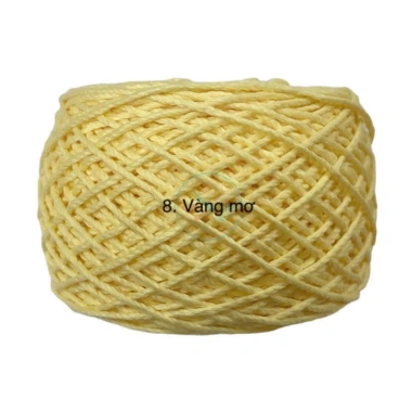 Sợi Macramé Cotton 2mm - Móc Túi và Mũ, Cuộn 200gr, Giá Ưu Đãi 48.400₫ 17