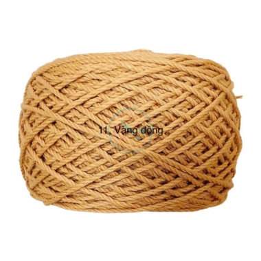 Sợi Macramé Cotton 2mm - Móc Túi và Mũ, Cuộn 200gr, Giá Ưu Đãi 48.400₫ 20