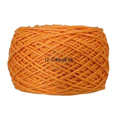 Sợi Macramé Cotton 2mm - Móc Túi và Mũ, Cuộn 200gr, Giá Ưu Đãi 48.400₫ 21