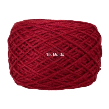 Sợi Macramé Cotton 2mm - Móc Túi và Mũ, Cuộn 200gr, Giá Ưu Đãi 48.400₫ 24
