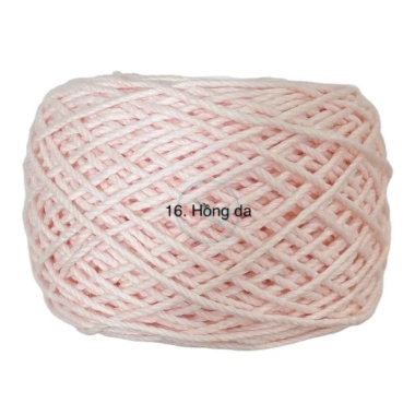 Sợi Macramé Cotton 2mm - Móc Túi và Mũ, Cuộn 200gr, Giá Ưu Đãi 48.400₫ 25