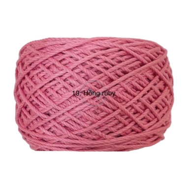 Sợi Macramé Cotton 2mm - Móc Túi và Mũ, Cuộn 200gr, Giá Ưu Đãi 48.400₫ 28