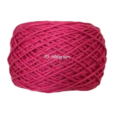 Sợi Macramé Cotton 2mm - Móc Túi và Mũ, Cuộn 200gr, Giá Ưu Đãi 48.400₫ 29