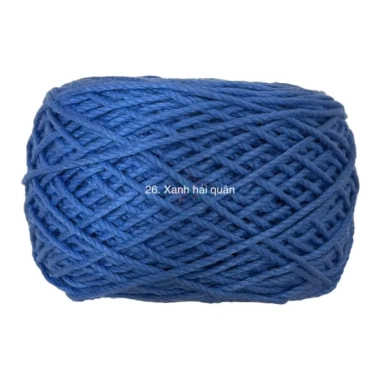 Sợi Macramé Cotton 2mm - Móc Túi và Mũ, Cuộn 200gr, Giá Ưu Đãi 48.400₫ 35