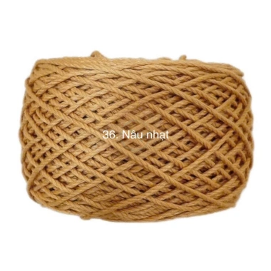Sợi Macramé Cotton 2mm - Móc Túi và Mũ, Cuộn 200gr, Giá Ưu Đãi 48.400₫ 45
