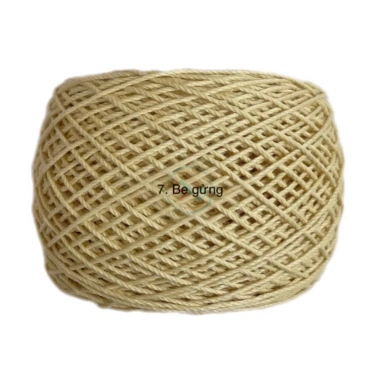Sợi Macramé Cotton 2mm - Móc Túi và Mũ, Cuộn 200gr, Giá Ưu Đãi 48.400₫ 50