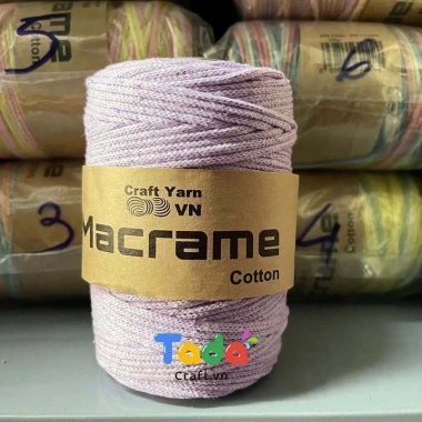 Sợi Macrame Cotton 3mm Trơn 200g – Dây Đan Thắt Macrame VN, Giá 65k 23