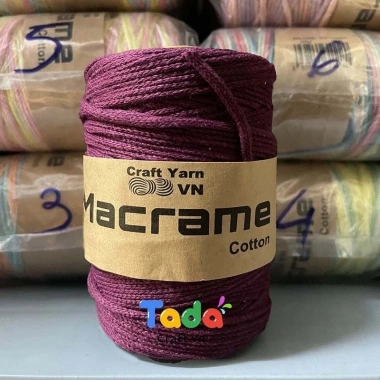 Sợi Macrame Cotton 3mm Trơn 200g – Dây Đan Thắt Macrame VN, Giá 65k 25