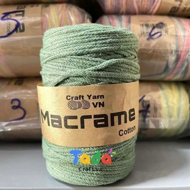 Sợi Macrame Cotton 3mm Trơn 200g – Dây Đan Thắt Macrame VN, Giá 65k 27