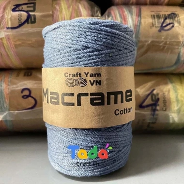 Sợi Macrame Cotton 3mm Trơn 200g – Dây Đan Thắt Macrame VN, Giá 65k 42