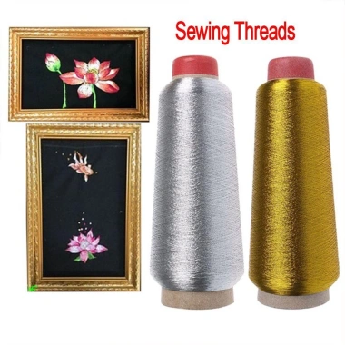 Sợi thêu SMILE DIY kim loại thủ công - Dây vàng bạc chất lượng, giá ưu đãi 70.400 VND