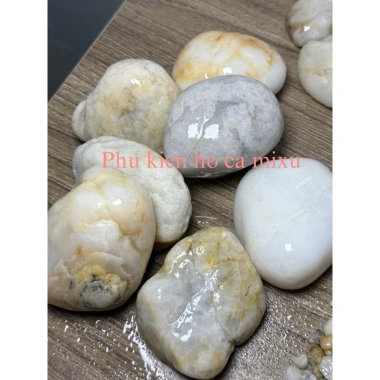 Sỏi tự nhiên 5kg - Trang trí nền hồ cá cảnh, thủy sinh, sân vườn, chậu cây, giá 9.498₫