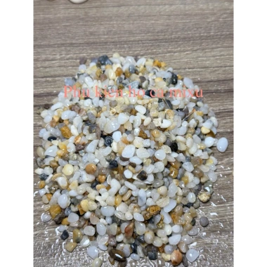 Sỏi tự nhiên 5kg - Trang trí nền hồ cá cảnh, thủy sinh, sân vườn, chậu cây, giá 9.498₫