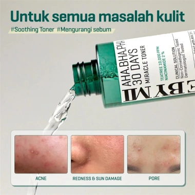 SOME BY MI AHA BHA PHA 30 Days Miracle Dưỡng ẩm 60g, Toner 100ml, Sữa rửa mặt Acne Clear 10ml Giảm giá 204.000 VND 4 SOME BY MI AHA BHA PHA 30 Days Miracle Dưỡng ẩm 60g, Toner 100ml, Sữa rửa mặt Acne Clear 10ml Giảm giá 204.000 VND 4