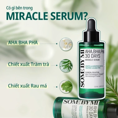 SOME BY MI Tinh Chất Giảm Mụn AHA BHA PHA 30 Days Serum 50ml Giá 415.800 VND 3