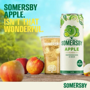 Somersby Cider Táo 3.5% - Thùng 24 lon 320ml, Giá ưu đãi 605.000₫ 3