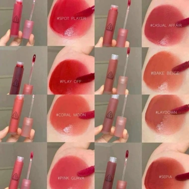 Son 3CE Blur Water Tint Vỏ Mới - Hiệu Ứng Viền Môi, Màu Tự Nhiên, Giá Ưu Đãi 149k 3