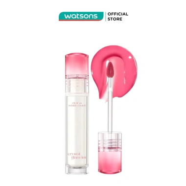 Son Bóng Clio Crystal Glam Tint 3.4g - Giá gốc 450,850đ, Giảm còn 355,000đ, Son dưỡng lâu trôi, màu sắc rực rỡ 3