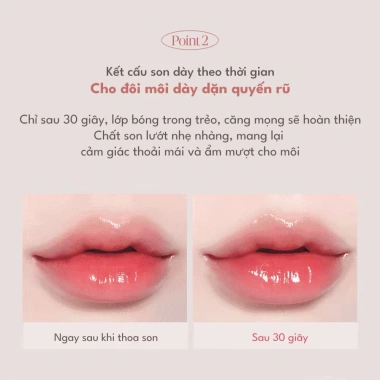 Son bóng Espoir Couture Lip Tint Glaze 4g Nhập khẩu chính hãng, giảm còn 342.000₫