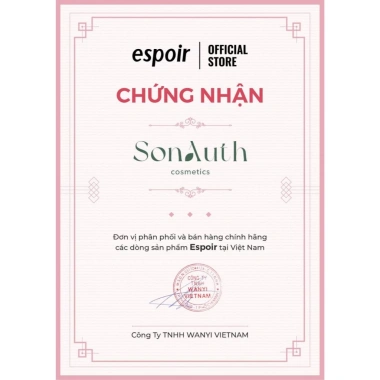 Son bóng Espoir Couture Lip Tint Glaze 4g Nhập khẩu chính hãng, giảm còn 342.000₫