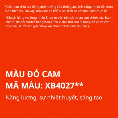 Sơn Bóng Nội Thất X-Paint S1.000 - Bề Mặt Bóng Đẹp, Độ Bền Màu Cao, Đa Màu, Giá Ưu Đãi 324.700₫ 48