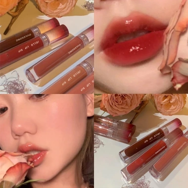 Son bóng OULESONG Cotremyp nude mềm mại, không thấm nước, hoàn hảo cho trang điểm