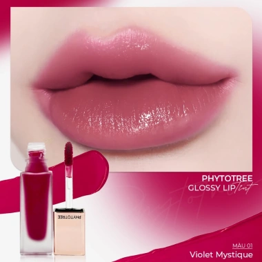 Son bóng Phytotree Glossy Lip Tint Căng mịn, không lộ vân môi - Chỉ 350.000đ
