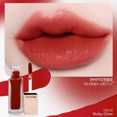 Son bóng Phytotree Glossy Lip Tint Căng mịn, không lộ vân môi - Chỉ 350.000đ
