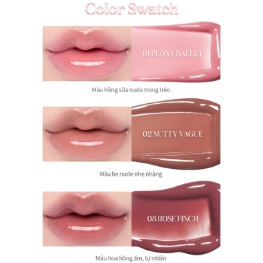 Son Bóng Romand Môi Căng Mọng 4g Glasting Color Gloss - Mềm Mịn, Tông Nâu Đậm, Giá Ưu Đãi 175k tại ThegioiSkinfood 6 Son Bóng Romand Môi Căng Mọng 4g Glasting Color Gloss - Mềm Mịn, Tông Nâu Đậm, Giá Ưu Đãi 175k tại ThegioiSkinfood 6