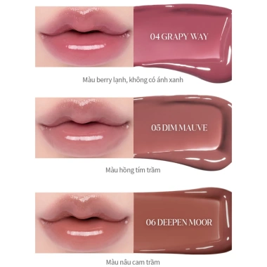 Son Bóng Romand Môi Căng Mọng 4g Glasting Color Gloss - Mềm Mịn, Tông Nâu Đậm, Giá Ưu Đãi 175k tại ThegioiSkinfood 7 Son Bóng Romand Môi Căng Mọng 4g Glasting Color Gloss - Mềm Mịn, Tông Nâu Đậm, Giá Ưu Đãi 175k tại ThegioiSkinfood 7