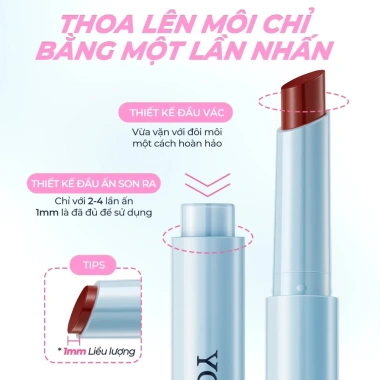 Son Bóng SACE LADY Mát Màu Nước Lấp Lánh 2 Chiếc - Bóng Sáng, Giá Giảm 179.000